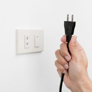 unplugged cord