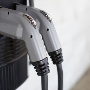 two electric chargers side by side