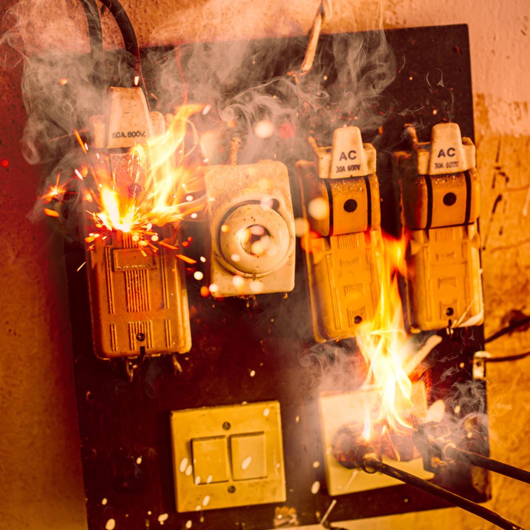 sparking wires