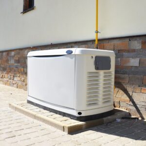 %Title% | Divine A large, white backup generator