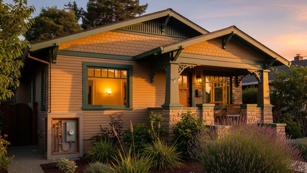 Modern looking home in CA