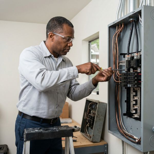 %Title% | Divine electrician and electrical panel